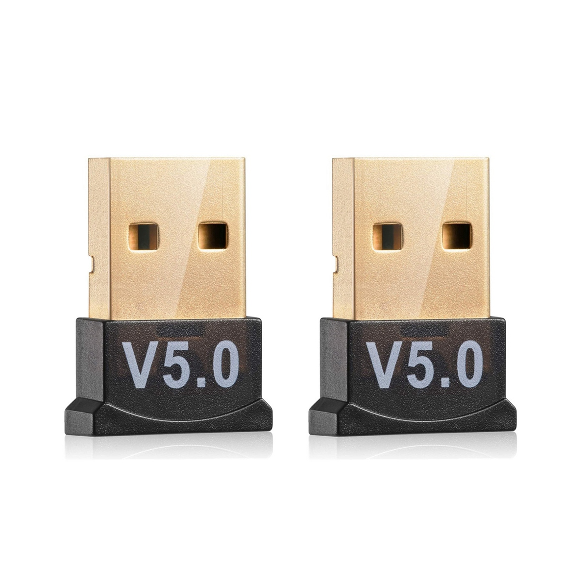 2Pcs Bluetooth 5.0 Adapter Bluetooth Receiver Transmitter Wireless USB