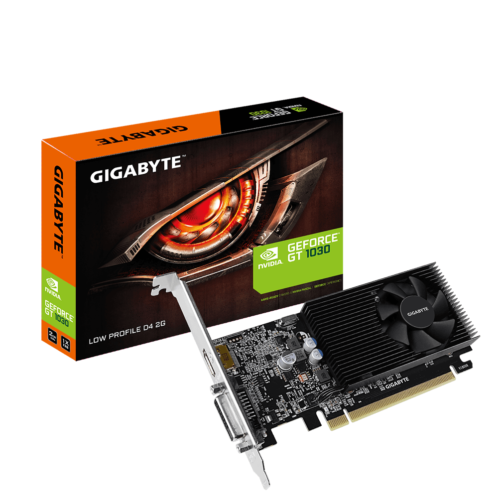 GIGABYTE GT 1030 Low Profile D4 2G การ์ดจอ VGA GeForce สินค้าใหม่ Brand New ออกใบกำกับภาษีได้