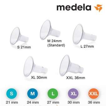 อะไหล่ ปั๊มนม Medela - PersonalFit Breast Shield กรวยปั๊มแบบแข็ง ราคาต่อ 1 ข้าง #MD023