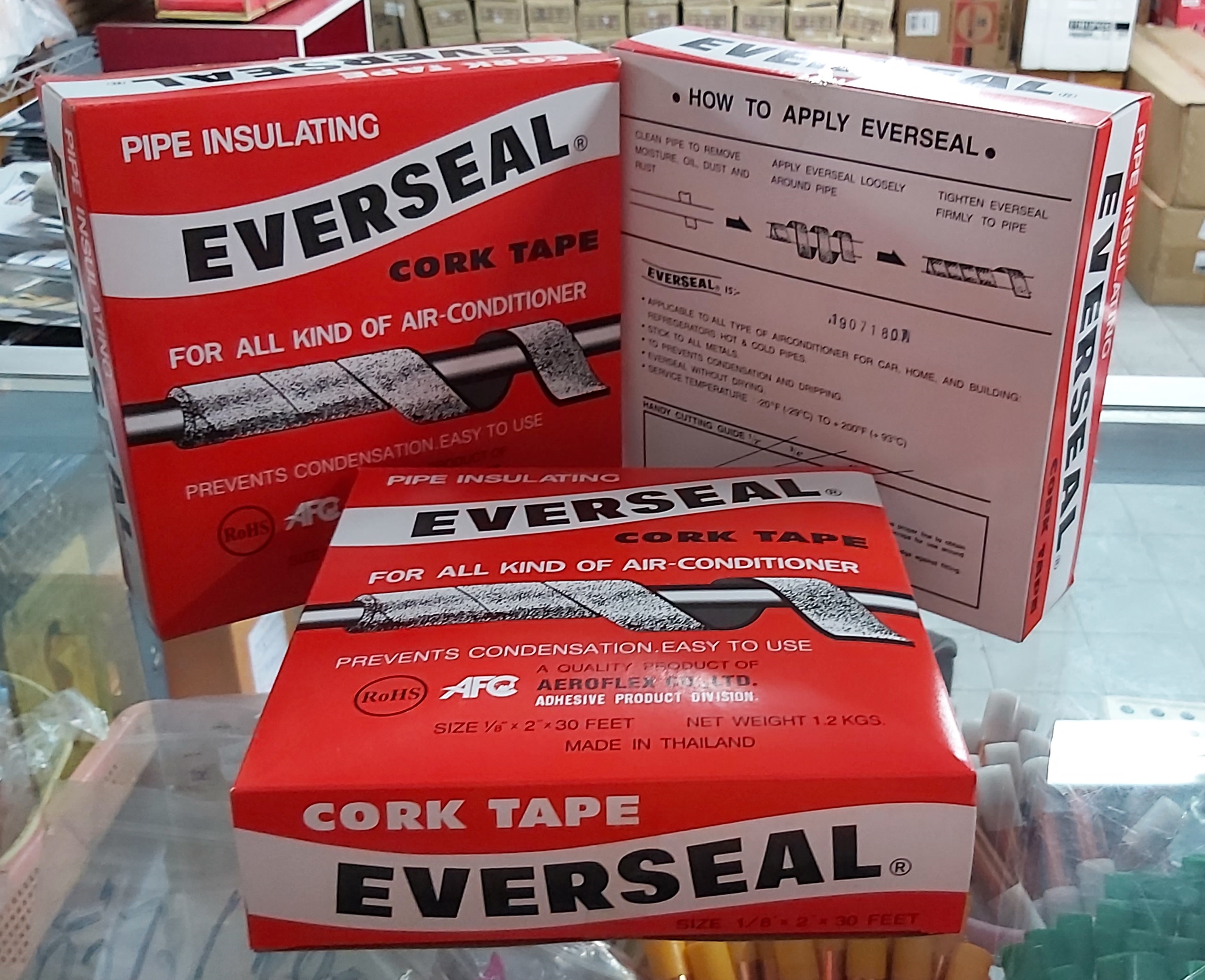 EVERSEAL เทปกาวขี้หมา ฉนวนที่มีส่วนผสมของไม้ก๊อก Lazada.co.th