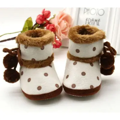 Cute Anti-Slip for Winter Baby Girls Infant Toddler Shoes Snow Boots 0-18 Month