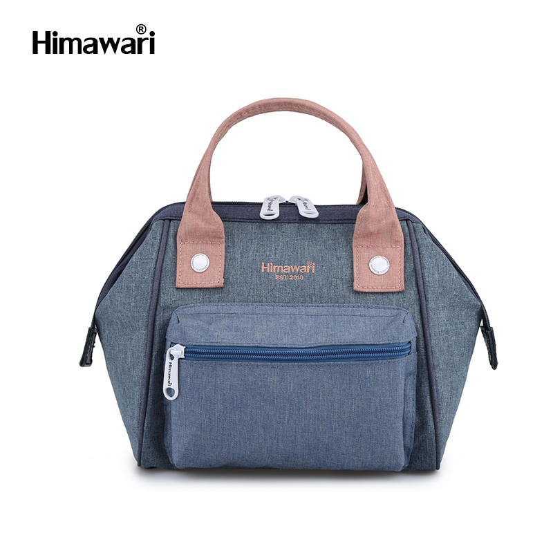 กระเป๋าถือสะพายหลัง ฮิมาวาริ Himawari Small Handy Backpack Blue/Pink SS9113