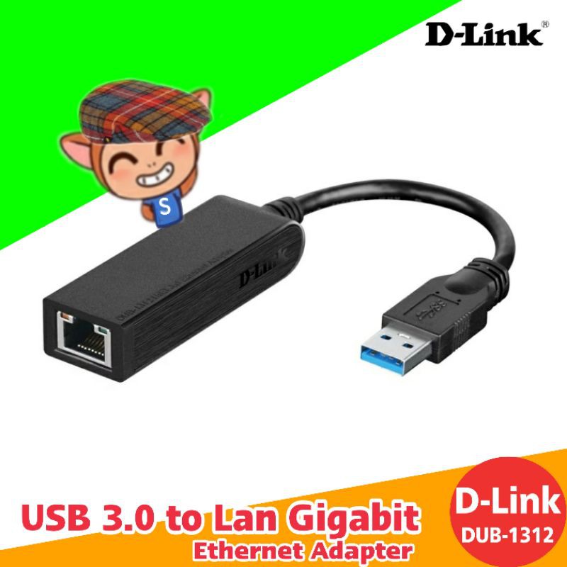 USB 3.0 to Lan Gigabit Ethernet Adapter D-Link DUB-1312