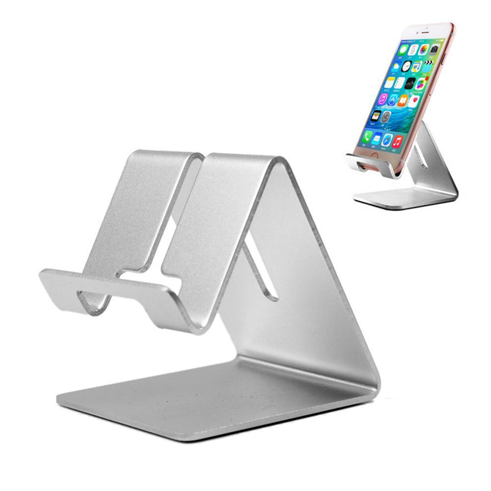 Silver Foldable Adjustable Metal Stand Holder For Phone Tablet Galaxy S7 iPhone7