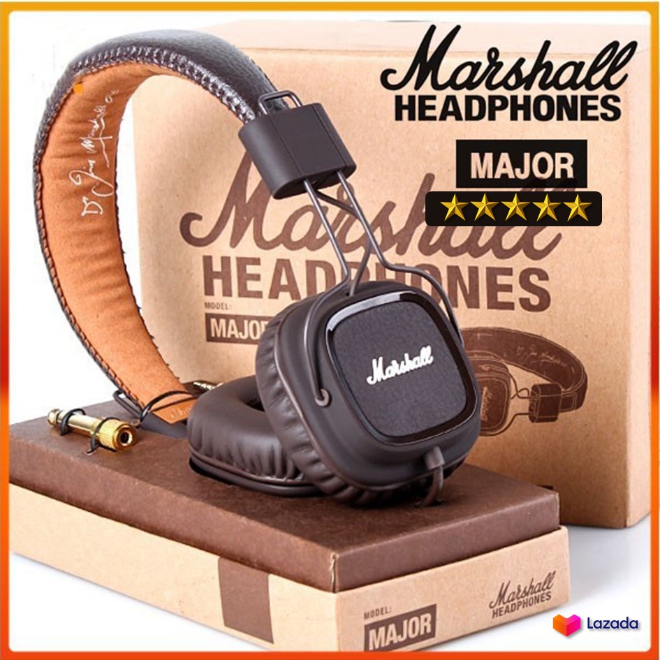 Marshall Headphone Model Major Leather Noise Cancelling Stereo DJ HiFi