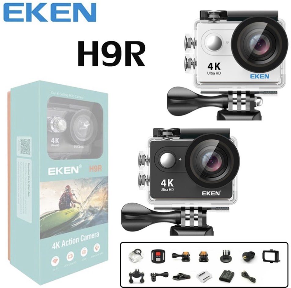 ของแท้100% กล้องกันน้ำ EKEN H9R 4KHD Action Camera กล้องติดหมวกกันน็อค กล้องติดรถ กล้อง Action Camera
