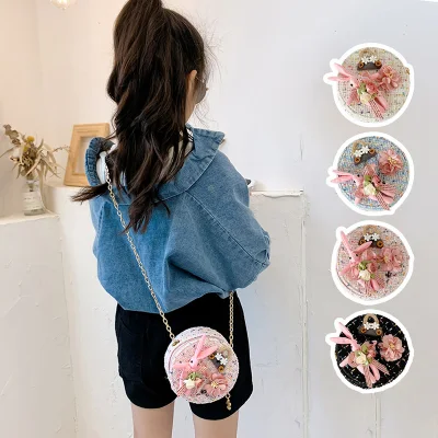 loveingbaby Korean Kids Cute Decorative Shoulder Bag Fashion Girl Crossbody Bag