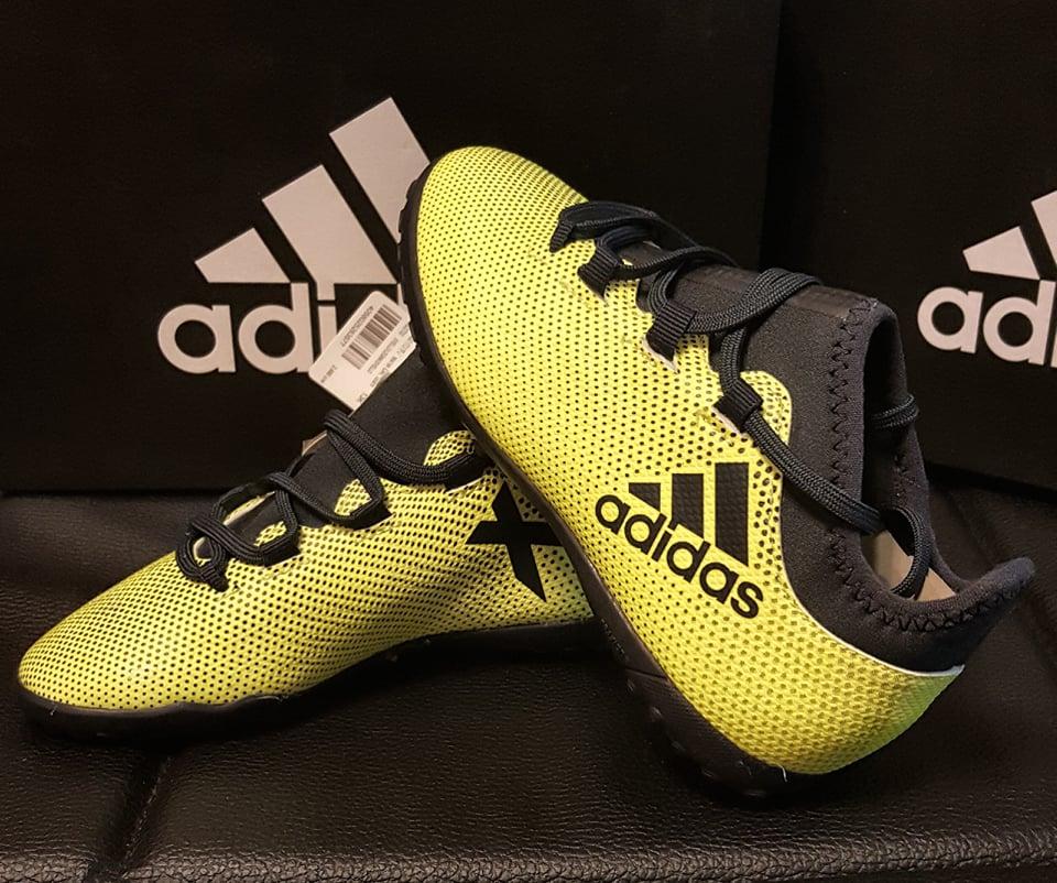 รองเท้าฟุตบอล Adidas รองเท้าสตั๊ดเด็ก รองเท้าฟุตบอลหญ้าเทียม X Tango 17.3 Tf J. 