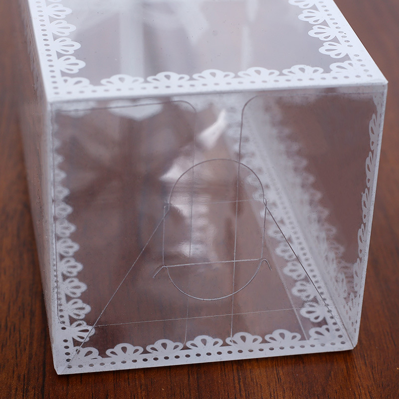 10 Cái Hộp Nhựa PVC Trong Suốt Đám Cưới/Giáng Sinh Màu Xanh Dương, Sự Kiện Đóng Gói Kẹo Sô Cô La
