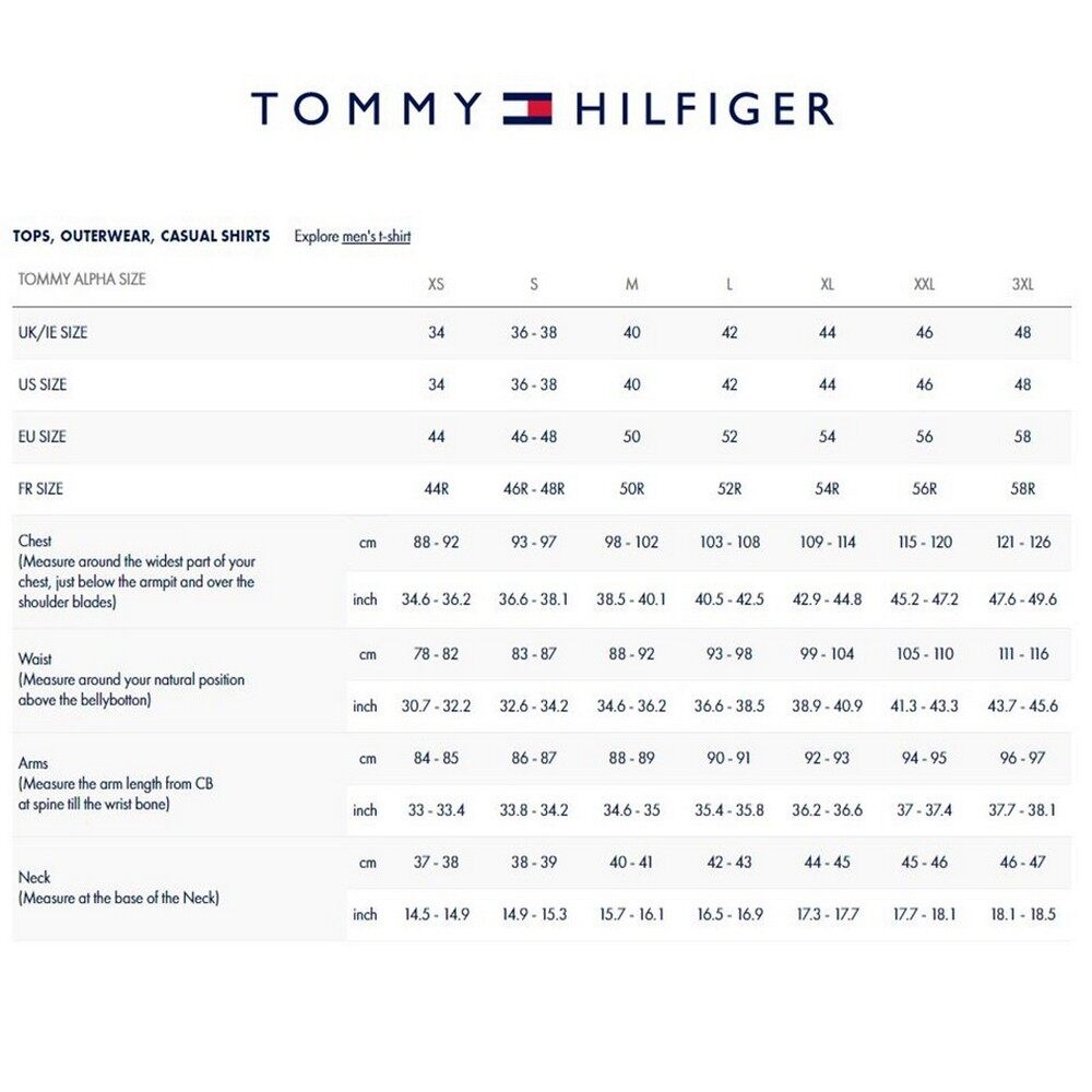 Tommy Hilfiger เสื้อยืดแขนสั้นผู้ชาย รุ่น DM0DM15646 L67 สีฟ้า ทอม