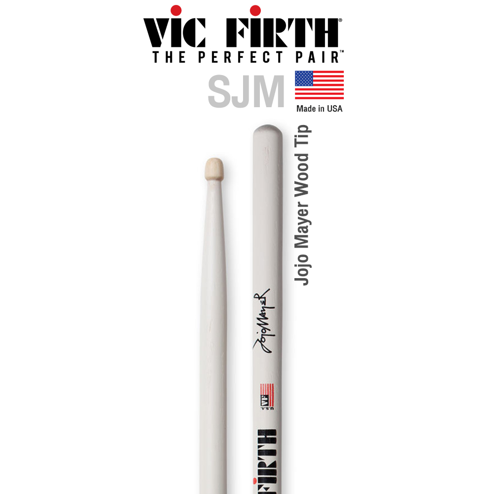 Vic Firth® SJM ไม้กลอง Jojo Mayer หัวไม้ Hickory ( Jojo Mayer Hickory