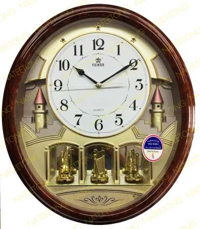 Power นาฬิกาแขวนรุ่นมีเสียงเพลง มีไฟและตุ๊กตาหมุนสวยงาม ขนาด 16.5 นิ้ว 6228ARM Power นาฬิกาแขวนรุ่นมีเสียงเพลง มีไฟและตุ๊กตาหมุนสวยงาม ขนาด 16.5 นิ้ว 6228ARM