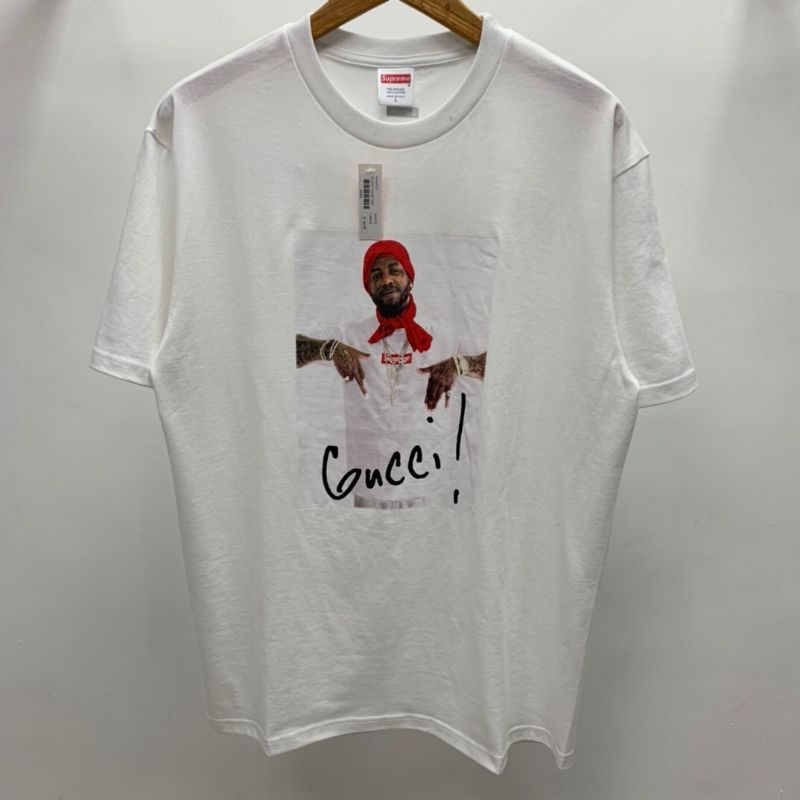 Supreme x Gucci Mane Print Tshirt Lazada.co.th
