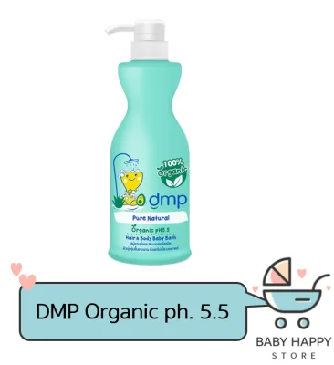 DMP ครีมอาบน้ำสำหรับเด็ก Pure Natural สีเขียว 480 ml. 1 ขวด สบู่อาบน้ำเด็ก เดอร์มาพอน ร้าน babyhappystore