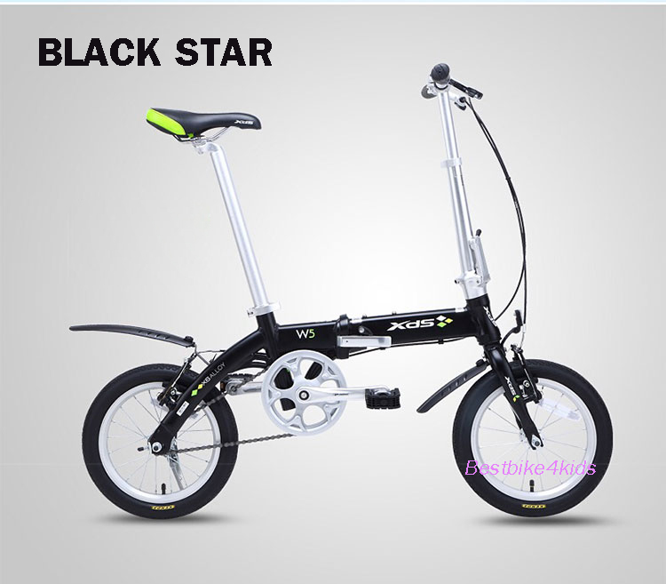 จักรยานพับได้ XDS 14นิ้ว Premium เฟรมส่วนควบอลูมิเนียมทั้งคัน Aluminium X6 พับเก็บง่าย เล็กจิ๋วเบา คุณภาพดีมาก