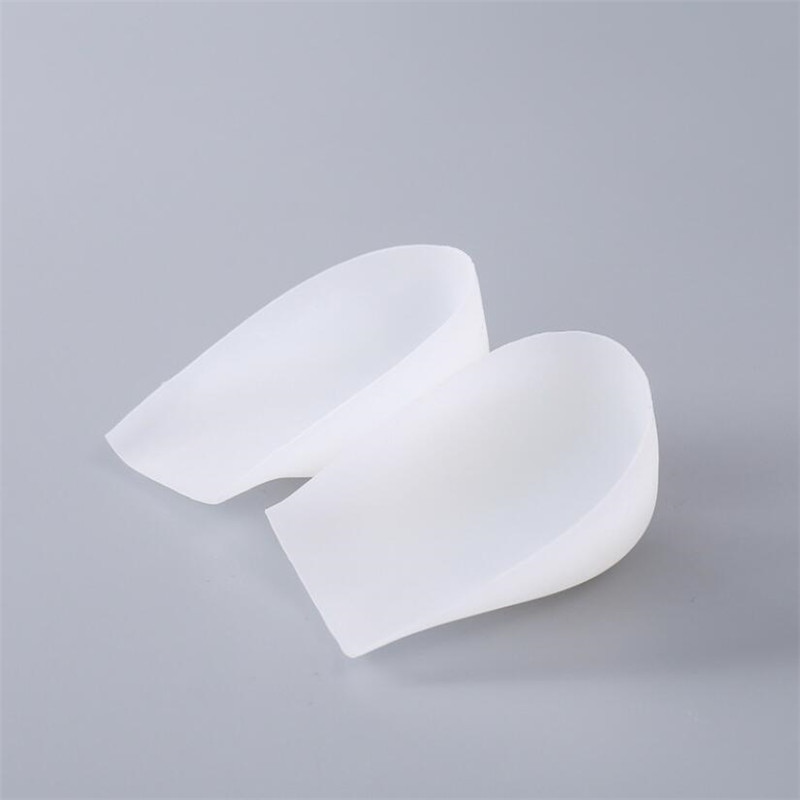 Unisex Invisible Height Increase Silicone Socks Gel Heel Pads Heel Cushion Soles Insole Foot