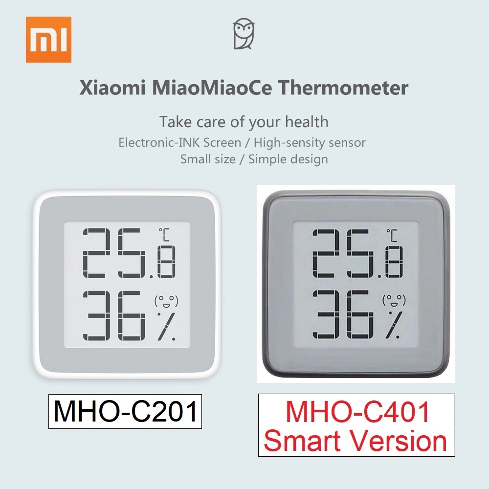 เครื่องวัดอุณหภูมิเเละความชื้น  Xiaomi Mijia Miaomiaoce E-Ink Thermometer Hygrometer