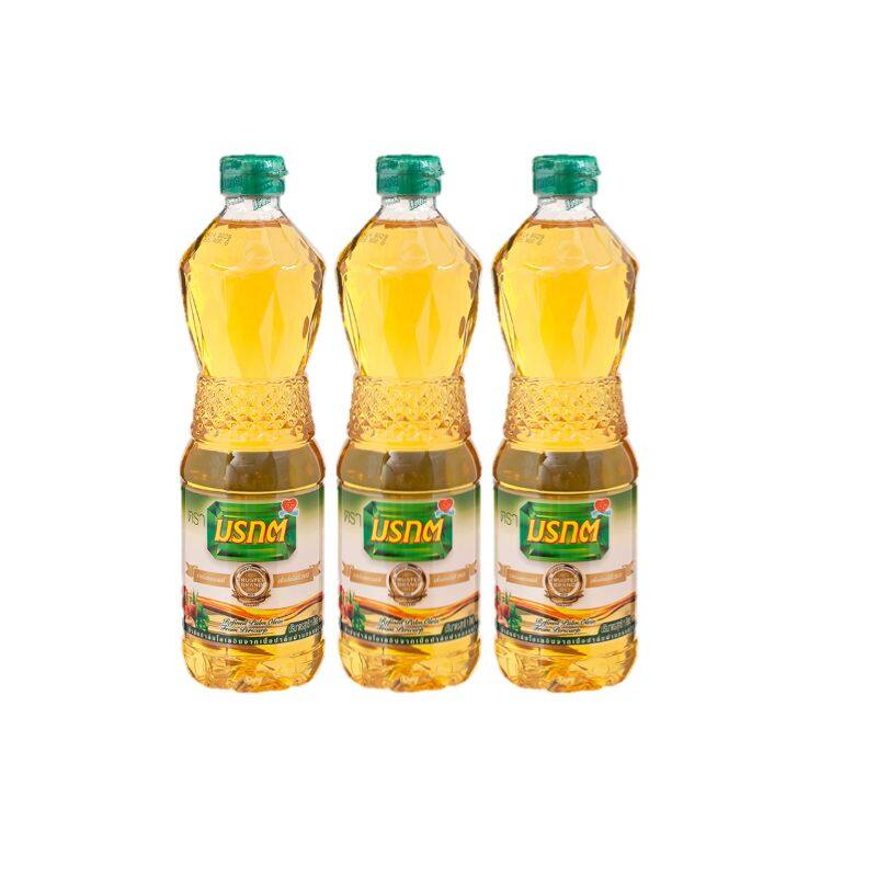 ?HOT? มรกต น้ำมันปาล์ม 1 ลิตร แพ็ค x 3 ขวด Morakot palm oil, 1 liter, pack x 3 bottles