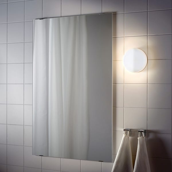 LED wall lamp, 15 cm, suitable for the bathroom  - White