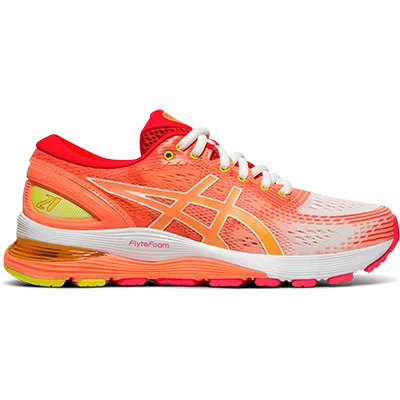 ASICS : GEL-NIMBUS 21 (WOMEN) รองเท้าวิ่งผู้หญิง รองเท้าออกกำลัง น้ำหนักเบา นุ่มสบาย เท้ากระชับเวลาวิ่ง ของแท้ 100% 2.19