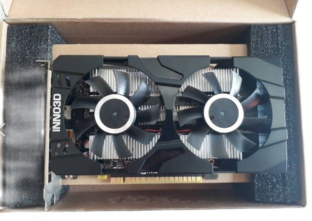 การ์ดจอ INNO3D GTX 1650 x2 OC 4GB GDDR5 128BIT ไม่ต่อไฟเพิ่ม