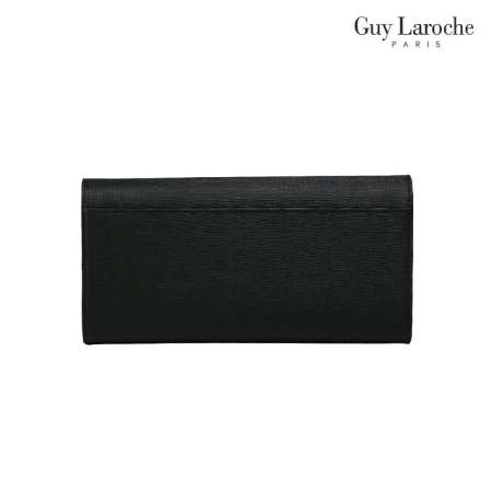 Guy Laroche กระเป๋าธนบัตรทรงยาว 2 พับ รุ่น SUBERBAN [ สีดำ ] - AGP3683BLX