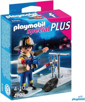 Playmobil สเปเชียล นักดับเพลิง เเละเครื่องฉีดน้ำ (PM-4795)