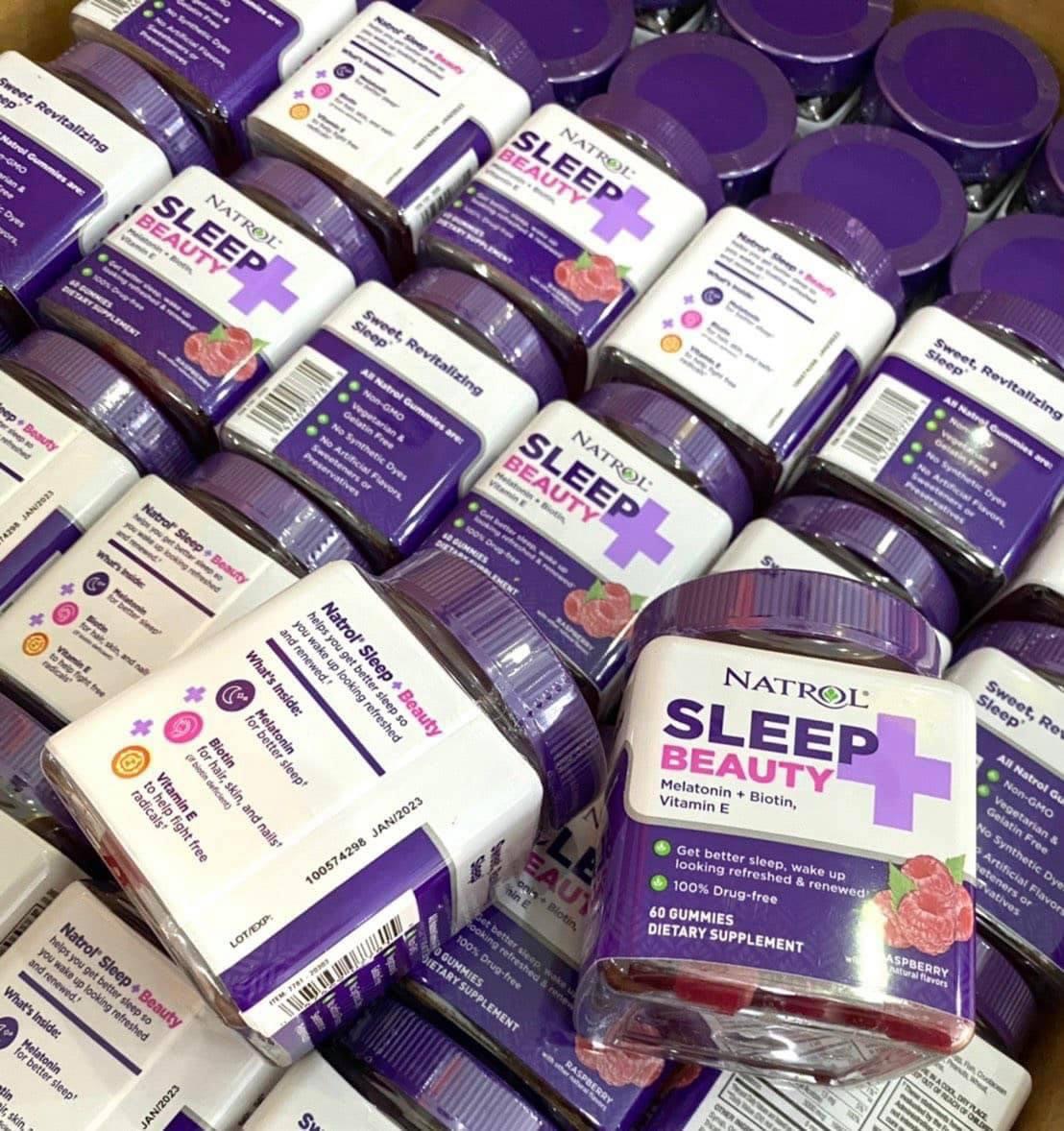 พร้อมส่ง💥 Natrol Sleep Beauty เยลลี่ sleep gummies ตัวใหม่ล่าสุด + Vitamin  E + Biotin | Lazada.co.th