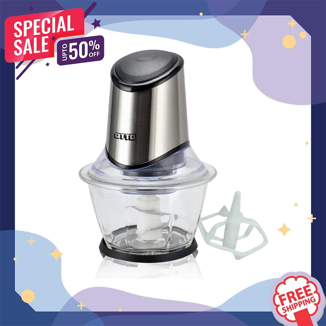 Sale 50% ค่าส่งฟรี เครื่องปั่น OTTO เครื่องบดสับ 1 ลิตร รุ่น CP-390A ของแท้ 100% เครื่องปั่นหมู เครื่องสับบด เครื่องปั่นอาหาร โถปั่นอาหาร เครื่องบดเนื้อ เครื่องบดหมู เครื่องบดอาหาร เครื่องบดพริก