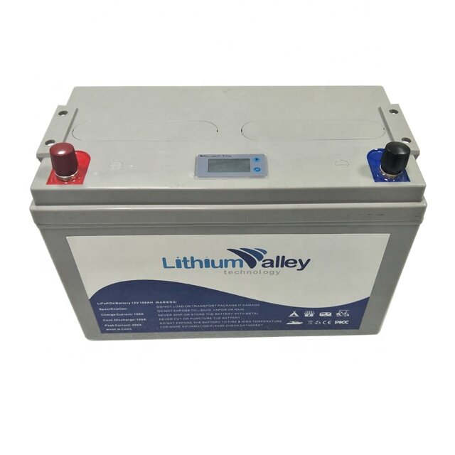 ส่งฟรี!!!!! Battery รับประกัน 2 ปี  แบตเตอรี่ ลิเธียม ฟอสเฟต Lithium Phosphate Lifepo4 12V 100 AH IP65 Case