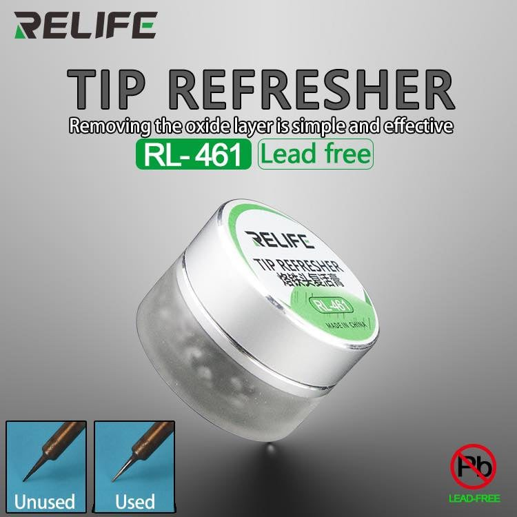 RELIFE RL 461 ดีบุกทำความสะอาดปลายหัวแร้ง ดีบุกอย่างดี Soldering Iron Tip Refresher Cream Clean Paste for Iron Tip black Non stick tin