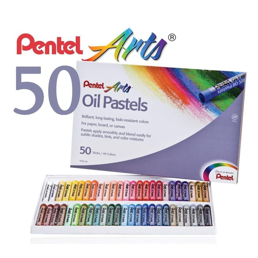 สีชอล์คน้ำมัน Pentel Oil Pastels 50สี (เพนเทล)
