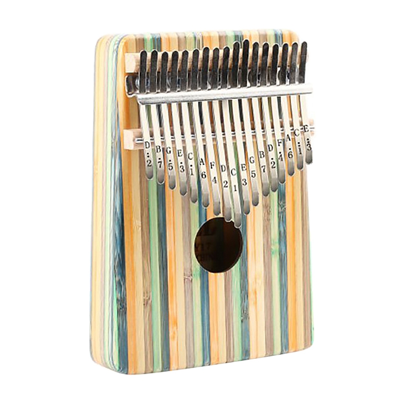 YAEL Thumb Piano 17 Keys Portable Mbira Finger Piano Kit With Tuning Hammer for Kids and Piano Beginners Professional Gifts