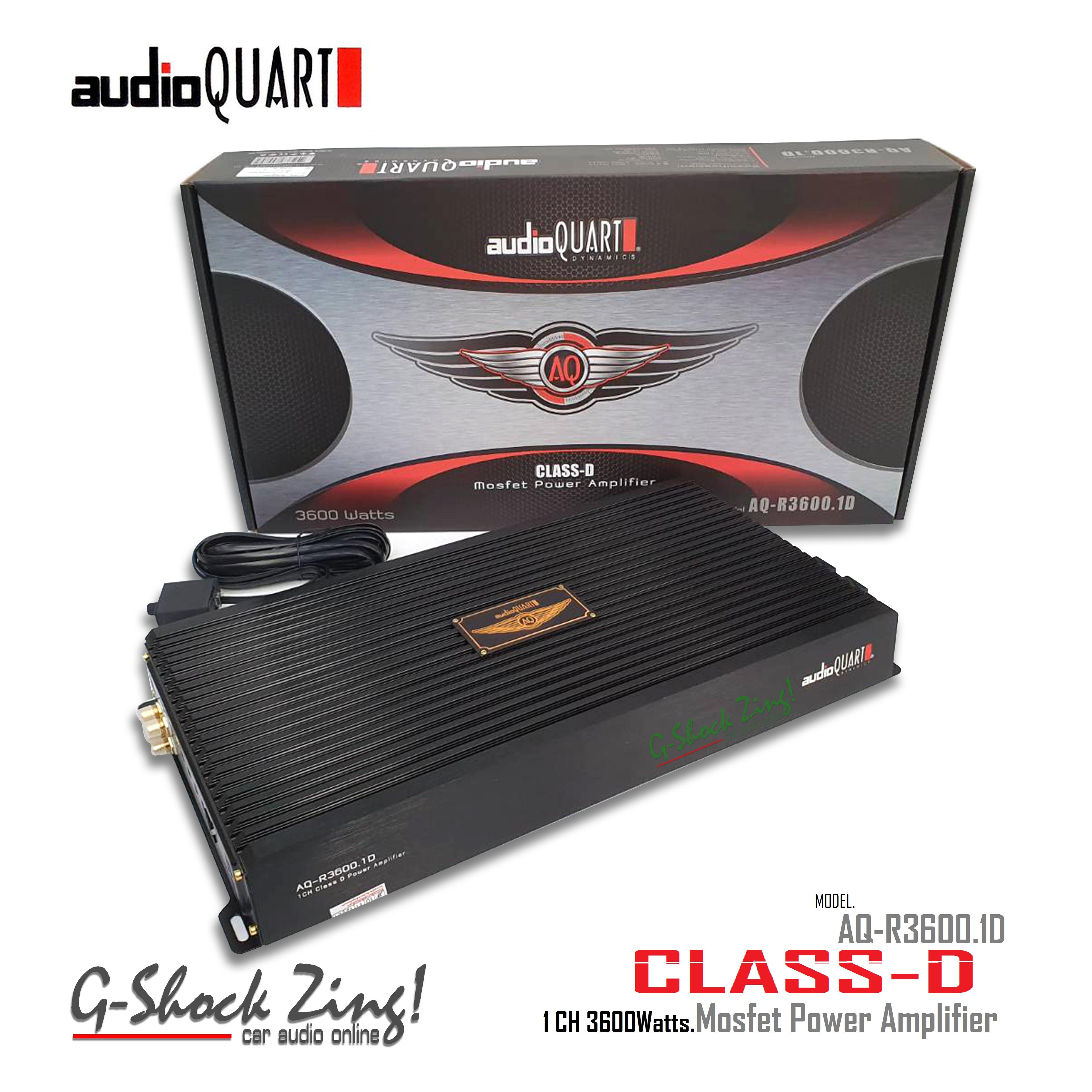 AUDIO QUART เพาเวอร์แอมป์คลาสดี ClassD 1CH กำลังขับ 3600Watts./วัตต์