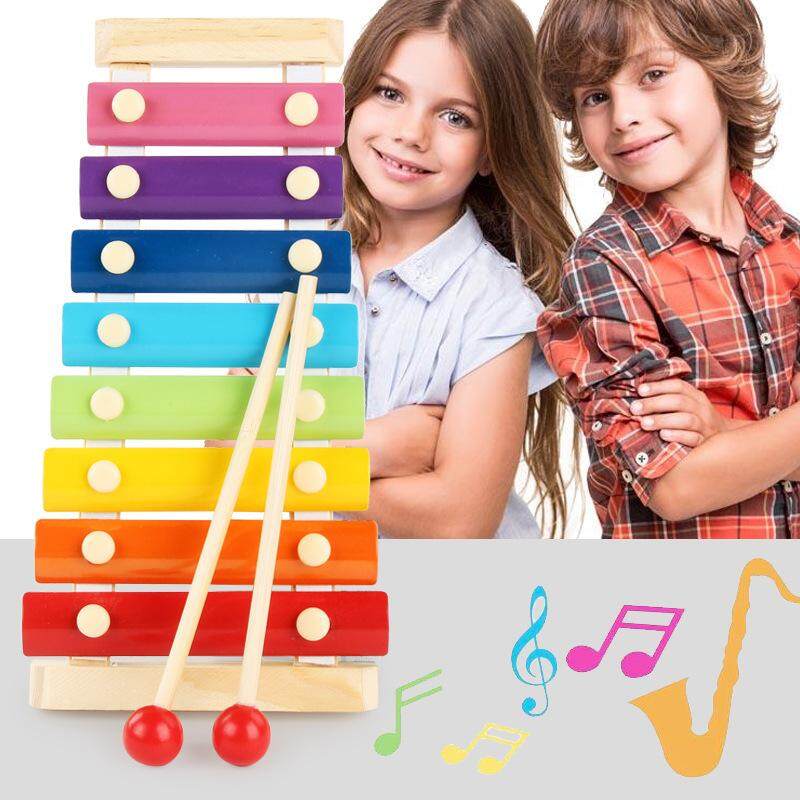 HIKING  ระนาดเด็ก 8 ตัวโน๊ต 8สี ของเล่นเด็กเสริมพัฒนาการ ของเล่นเด็กเล็ก  ของเล่นที่มีเสียงดนตรี  ของเล่นเสริมทักษะและการเรียนรู้ ของเล่นเด็ก Baby toys