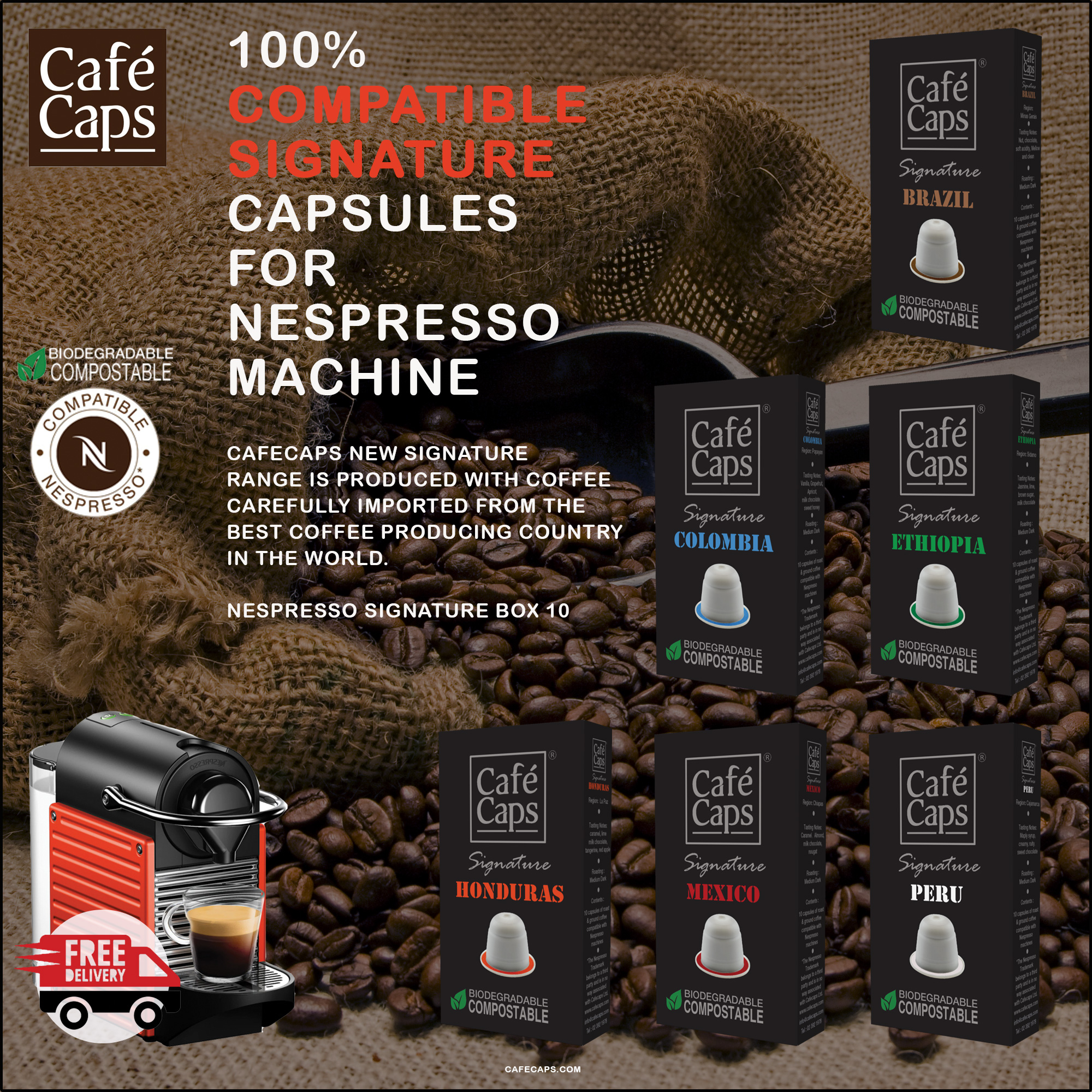 Coffee capsule Mix X100 - Cafecaps Thailand