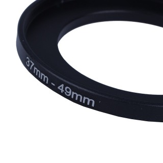 Camera parts 37mm-49mm lens filter step up ring adapter black 4