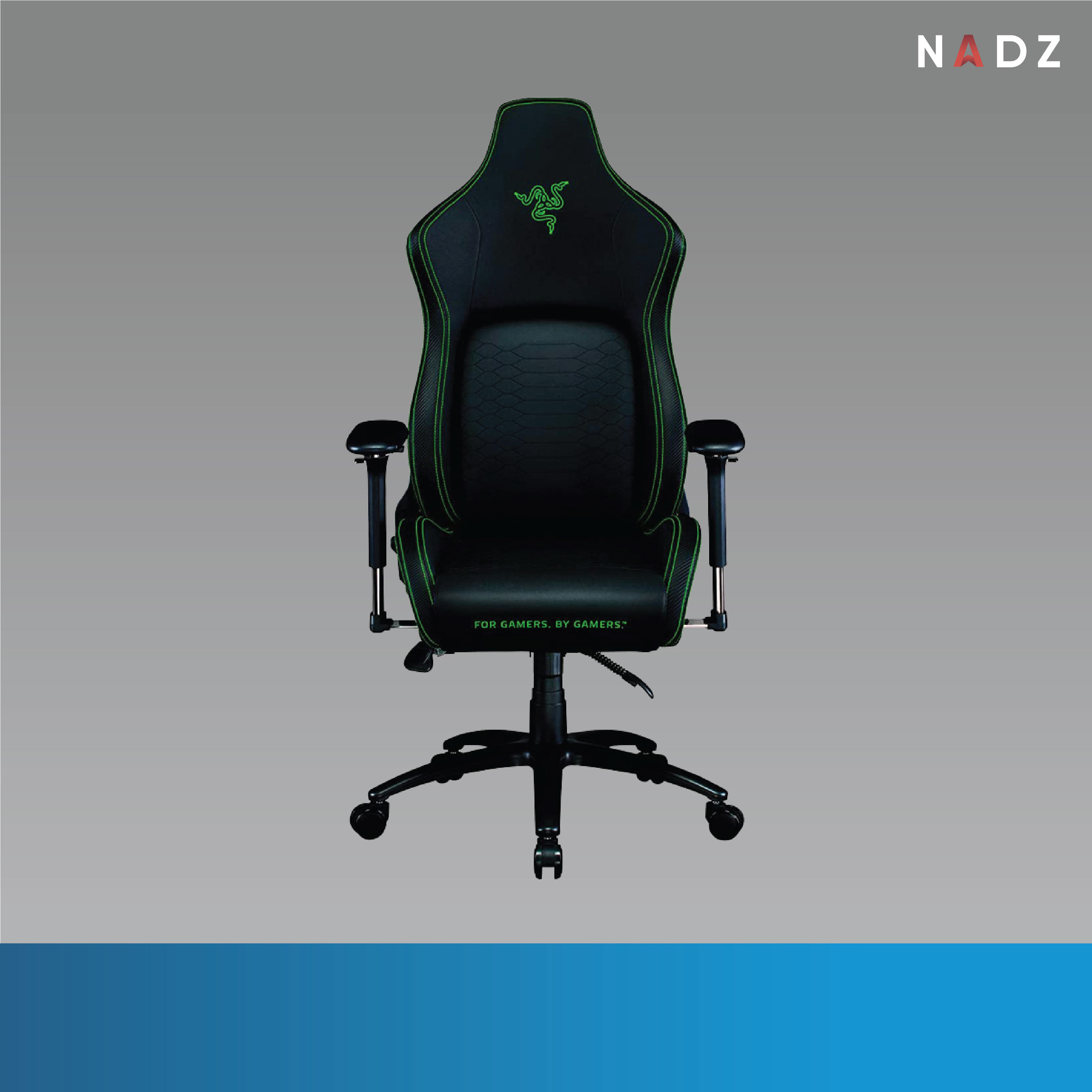 Razer : Iskur Gaming Chair With Built In Lumbar Support