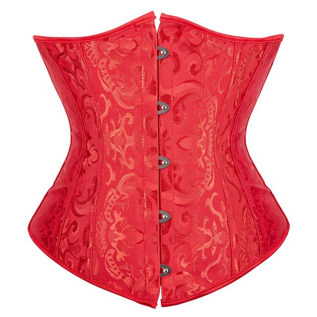 hot！【DT】 SEXY Gothic Underbust Corset and Waist cincher Bustiers Top Workout  size S-6XL