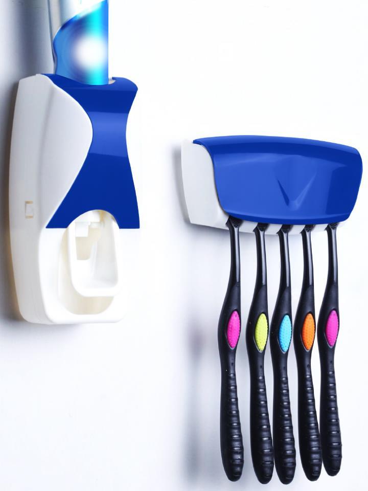 เครื่องบีบยาสีฟันอัตโนมัติพร้อมที่เก็บแปรงสีฟัน