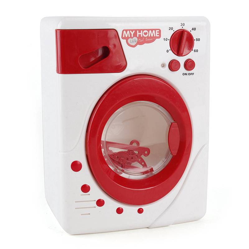 Kids Toys ของเล่นเด็ก เครื่องซักผ้าจำลองเล่นได้เสมือนจริง ใส่น้ำ ปั่นหมุนได้ มีไฟ มีเสียง