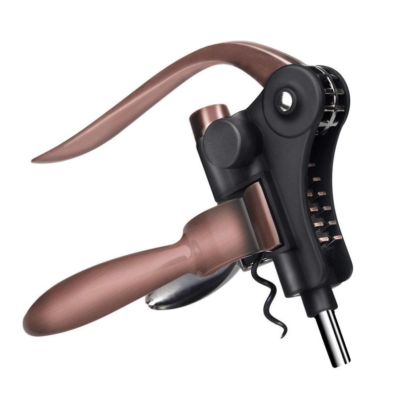 Tire Zinc Alloy Heavy Duty Lever Stopper With Handles And Grips Bronze Wine Bottle Opener Bottle Opener Rabbit For Kitchen Bar