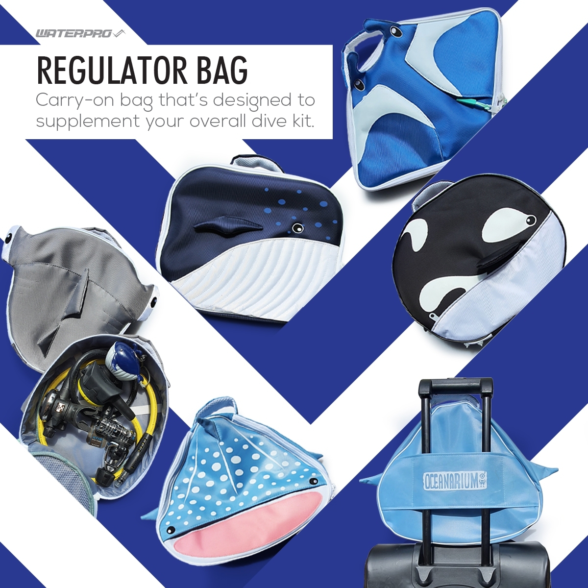 กระเป๋าใส่ Regulator แบรนด์ Oceanarium - Regulator Bag