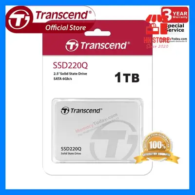 คุณภาพดี Transcend SSD 220Q SATA-III 6Gb/s 1TB (TS1TSSD220Q) ด่วน ของมีจำนวนจำกัด