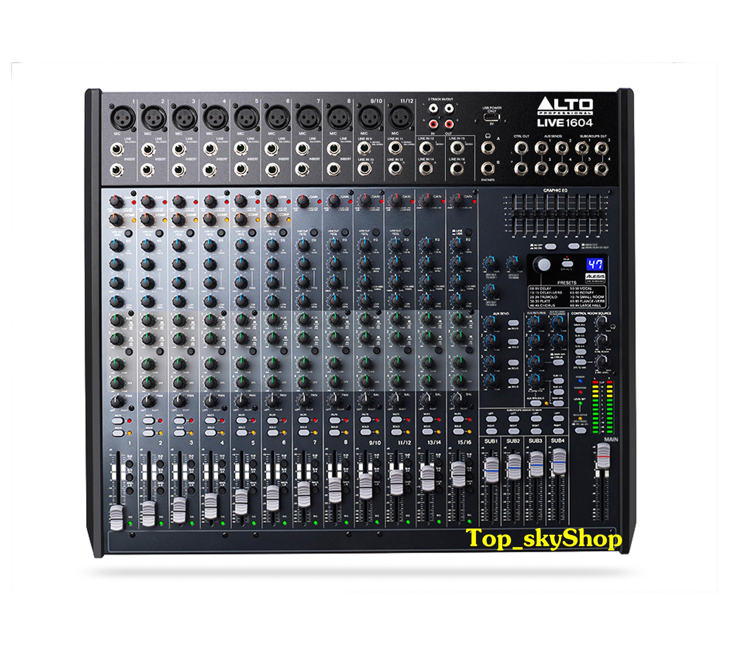 ALTO LIVE-1604 MIXER Professional 16-Channel/4-Bus Mixer