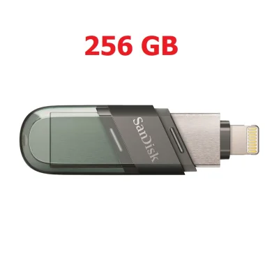 SanDisk iXpand Flash Drive Flip 256GB (SDIX90N-256G-GN6NE) แฟลชไดร์ฟสำหรับ iPhone และ iPad