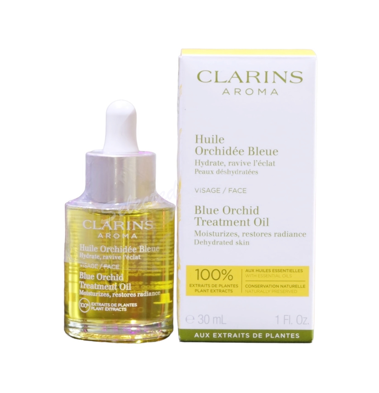 Clarins Blue Orchid Face Treatment Oil 30ml ทรีทเม้นท์ออย Lazada.co.th