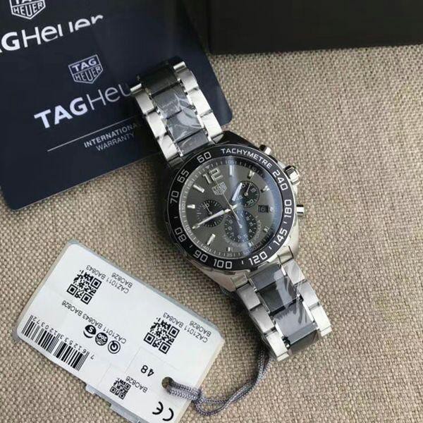 TAG Heuer Formula 1 Chronograph Grey Dial Watch CAZ1011.BA0843