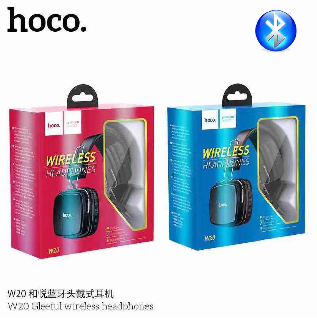 Hoco W20 Bass call บลูทูธไร้สายแบบครอบ ของแท้100%