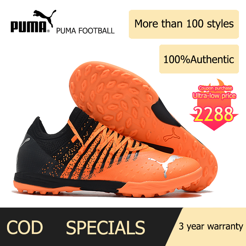 【SAVE 65】Puma Football ShoesPuma Future Z 1.3 Instinct TFสีส้ม